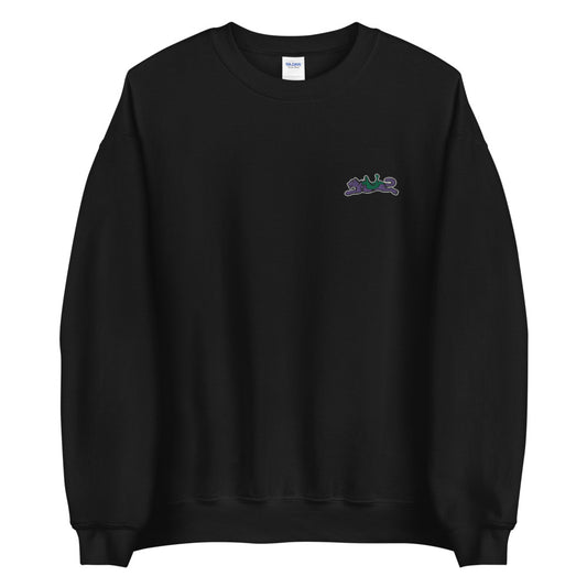 La Panthère embroidered crewneck sweatshirt