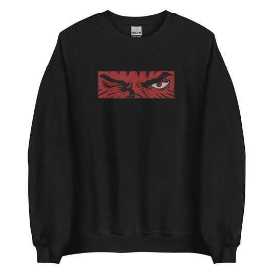 Guts Rage embroidered crewneck sweatshirt