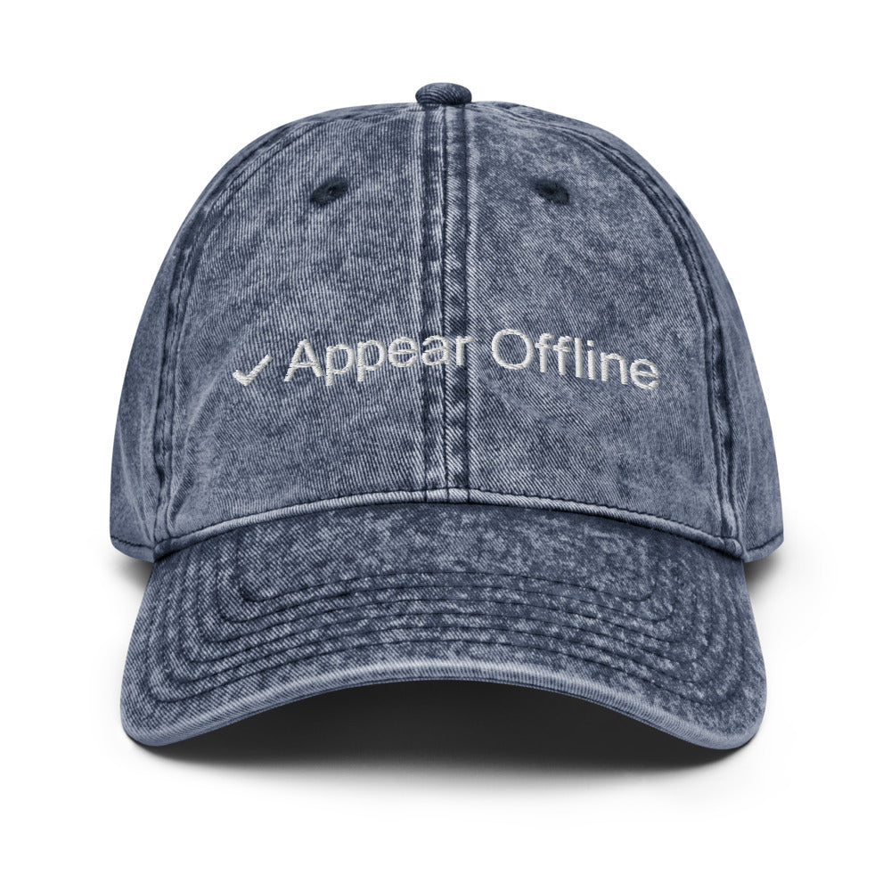 Appear Offline dad hat