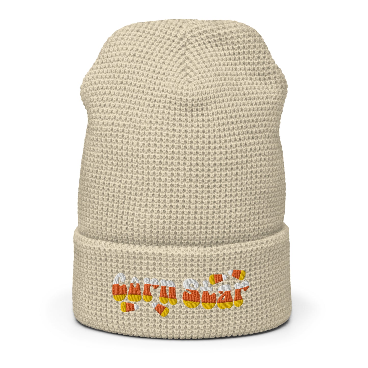 Corn Star waffle beanie