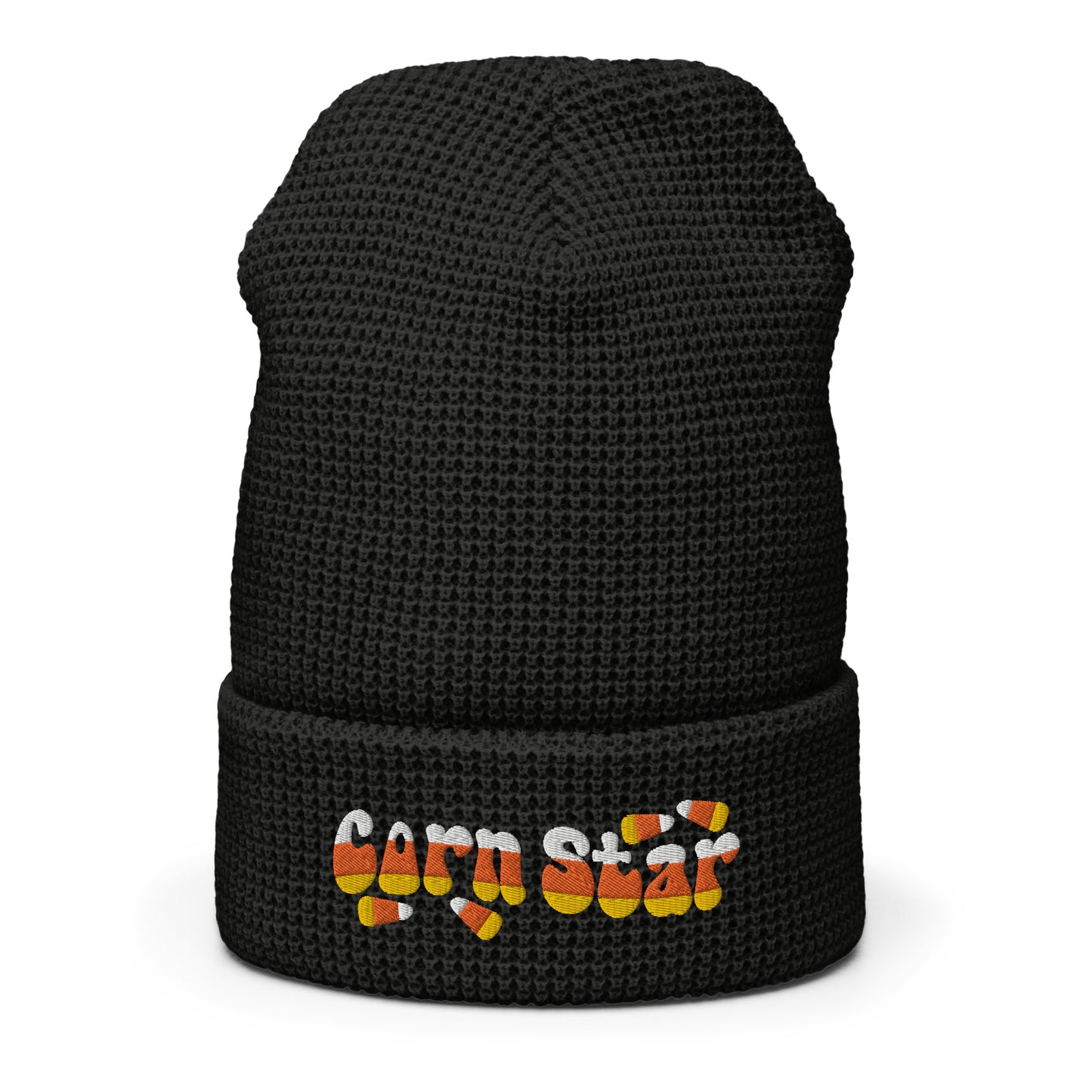 Corn Star waffle beanie