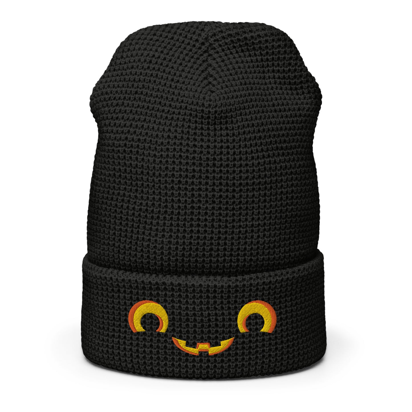 Cute O'Lantern waffle beanie