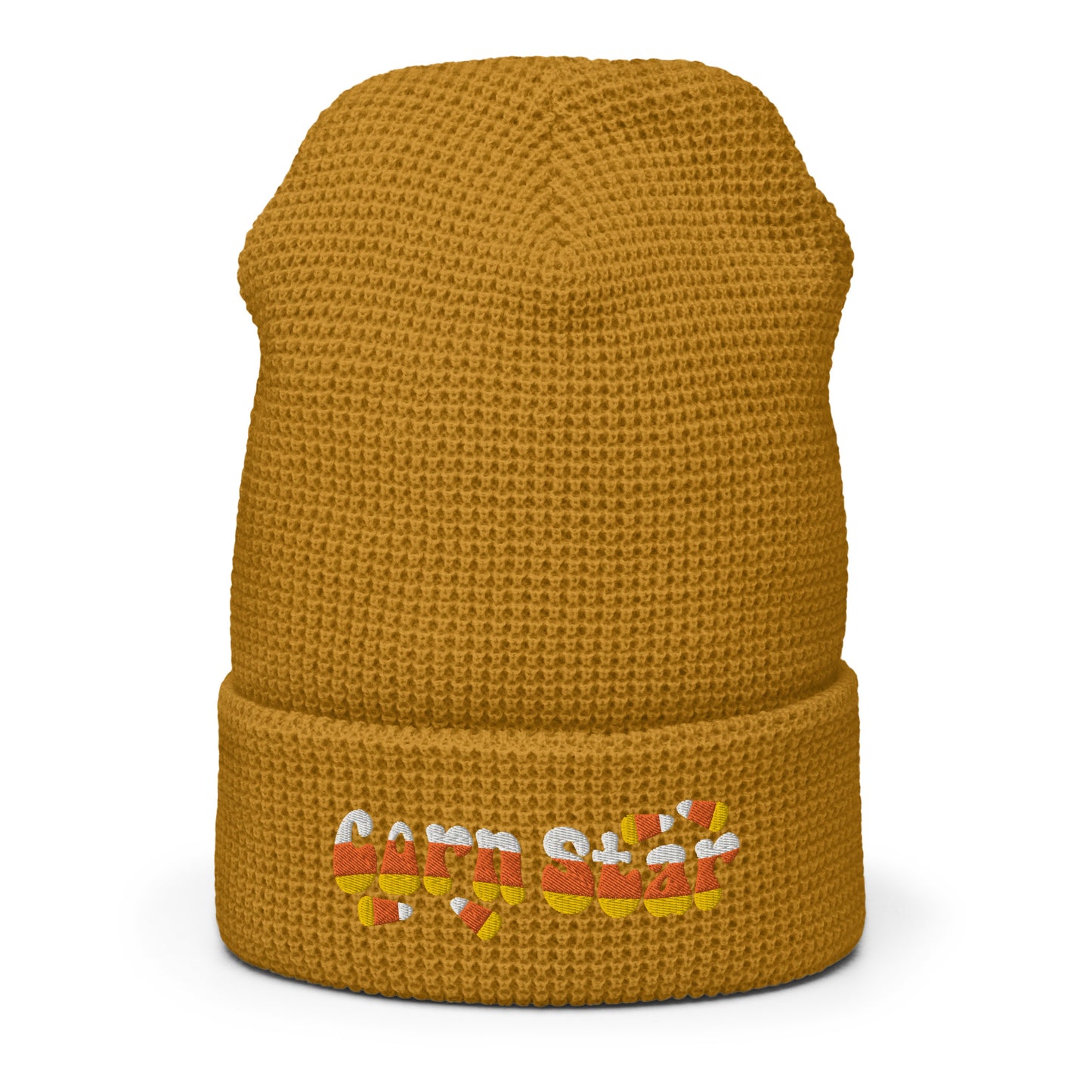 Corn Star waffle beanie