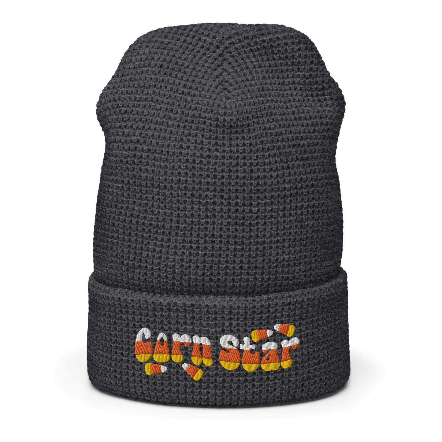 Corn Star waffle beanie