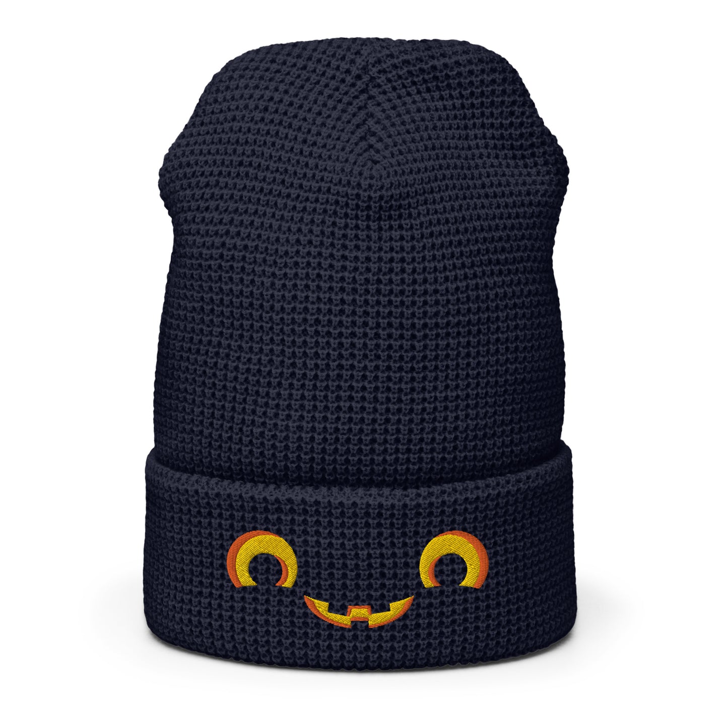 Cute O'Lantern waffle beanie