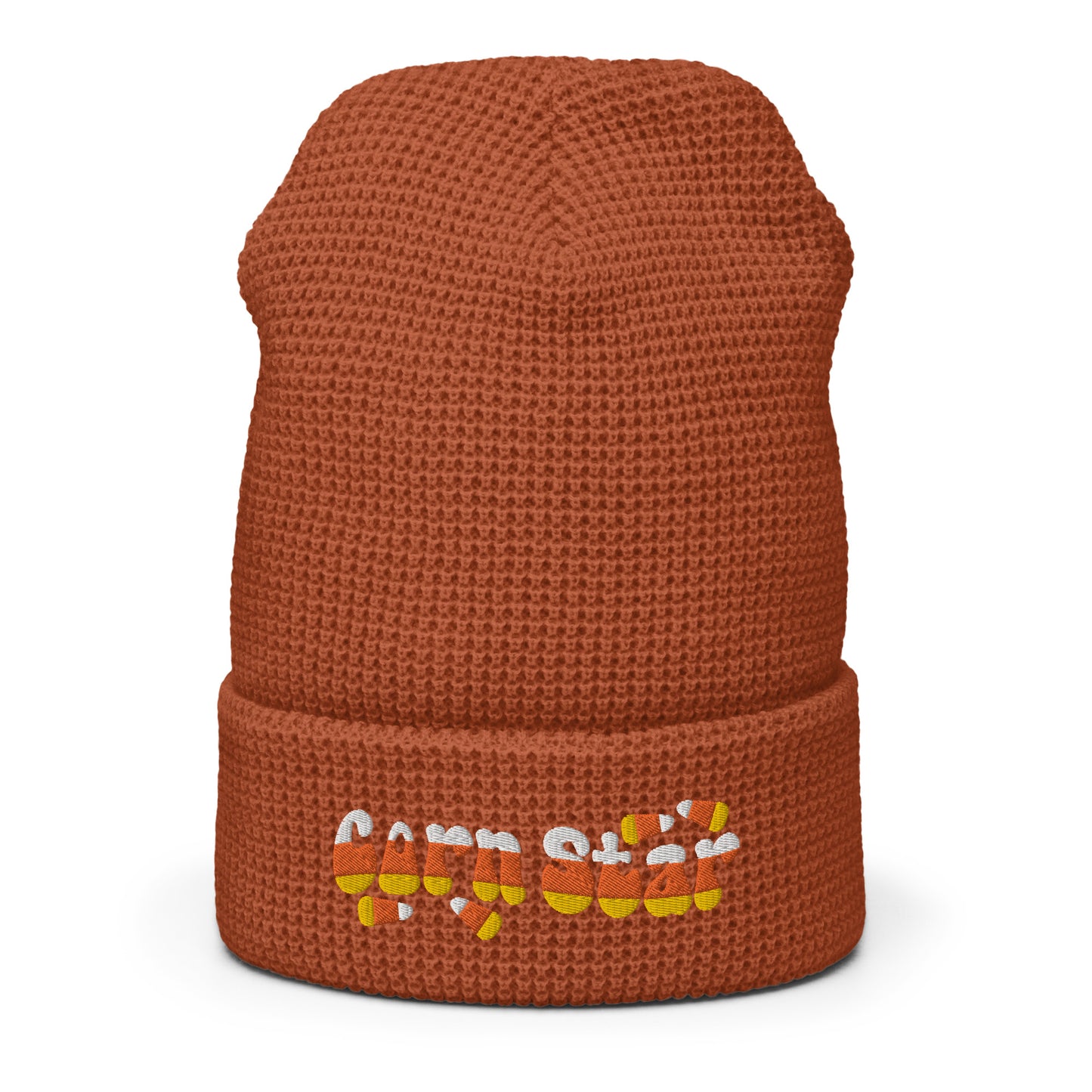 Corn Star waffle beanie