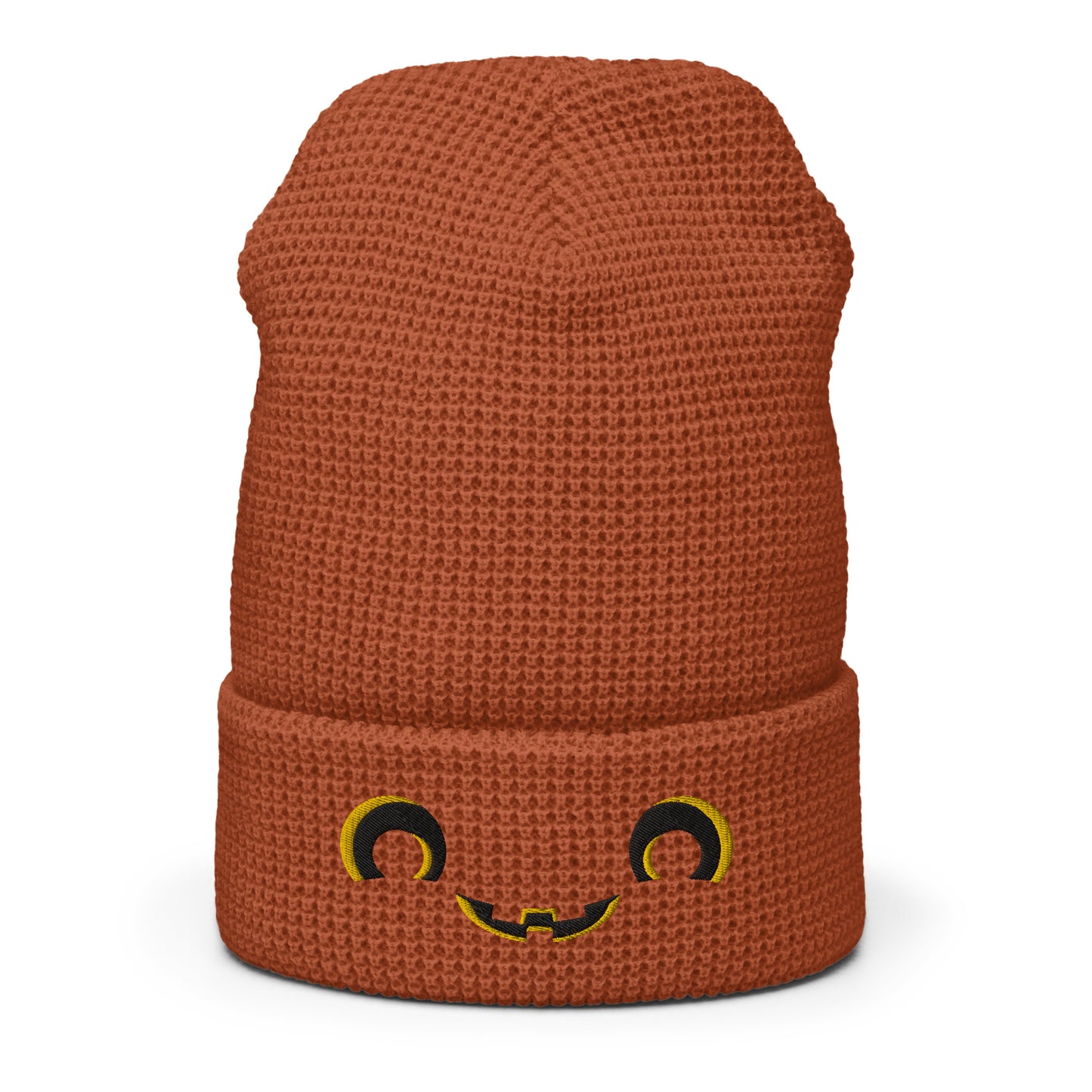 Cute O'Lantern waffle beanie